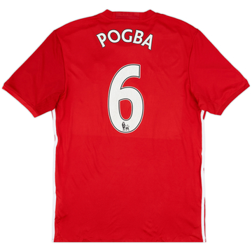 2016-17 Manchester United Home Shirt Pogba #6 - 5/10 - (M)