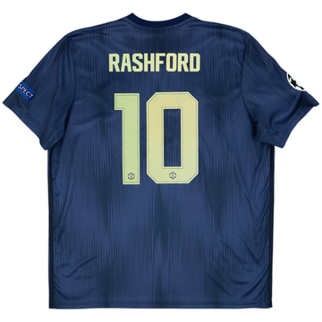 2018-19 Manchester United Third Shirt Rashford #10 - 9/10 - (XXL)