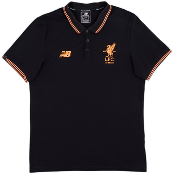 2017-18 Liverpool New Balance Polo Shirt - 8/10 - (L)