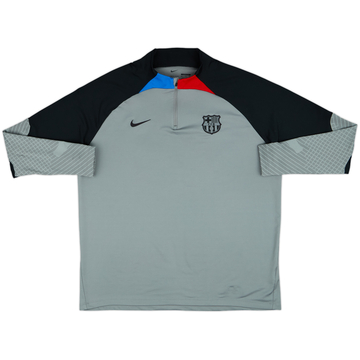 2022-23 Barcelona Nike 1/4 Zip Drill Top - 9/10 - (XXL)