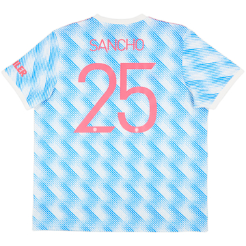 2021-22 Manchester United Away Shirt Sancho #25 - 10/10 - (XXL)