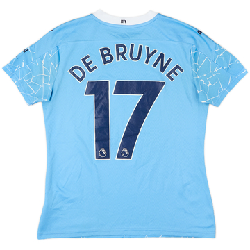 2020-21 Manchester City Home Shirt De Bruyne #17 - 7/10 - (Women's M)