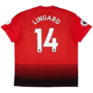 2018-19 Manchester United Home Shirt Lingard #14 - 6/10 - (XL)