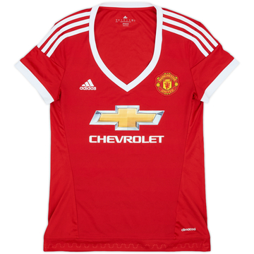 2015-16 Manchester United Home Shirt - 9/10 - (Women's S)
