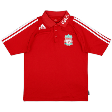 2008-09 Liverpool adidas Polo Shirt - 8/10 - (S)