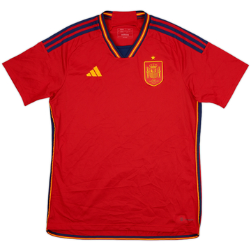 2022-23 Spain Home Shirt - 10/10 - (L)