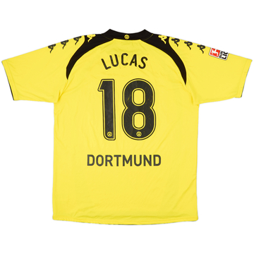 2009-10 Borussia Dortmund Home Shirt Lucas #18 - 5/10 - (XXL)