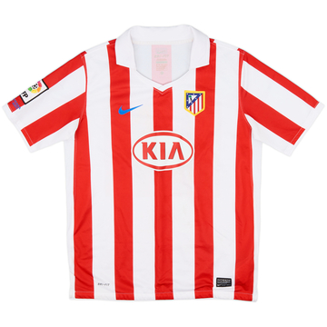 2010-11 Atletico Madrid Home Shirt - 8/10 - (XL.Boys)