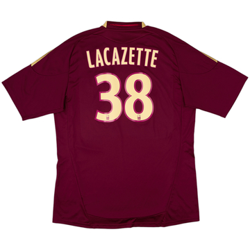 2010-11 Lyon Away Shirt Lacazette #38 - 8/10 - (XL)