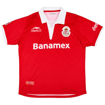 Camiseta de local del Deportivo Toluca de la Liga de Campeones de la CONCACAF 2009-10 - 9/10 - (XL)