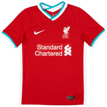 2020-21 Liverpool Home Shirt - 10/10 - (S.Boys)