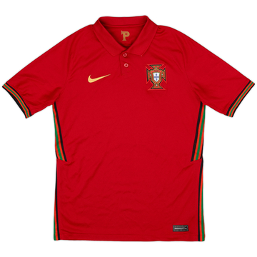 2020-21 Portugal Home Shirt - 9/10 - (L.Boys)