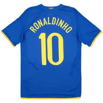 2008-10 Brazil Away Shirt Ronaldinho #10 - 7/10 - (S)