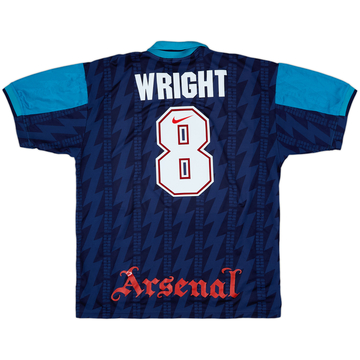 1994-95 Arsenal Away Shirt Wright #8 - 8/10 - (XL)