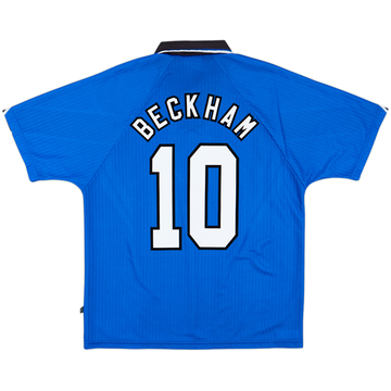 1996-98 Manchester United Third Shirt Beckham #10 - 9/10 - (L)