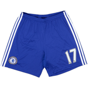 2015-16 Chelsea Home Shorts #17 (Pedro) - 8/10 - (M)
