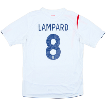 2007-09 England Home Shirt Lampard #8 - 5/10 - (M)