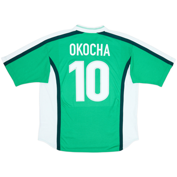1998-00 Nigeria Home Shirt Okocha #10 - 8/10 - (XXL)