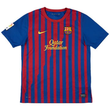 2011-12 Barcelona Home Shirt - 7/10 - (XL.Boys)