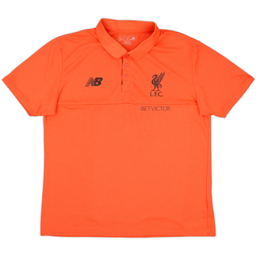 2018-19 Liverpool New Balance Polo Shirt - 7/10 - (L)