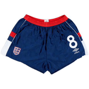 1988-90 England Player Issue Home Shorts #8 - 7/10 - (M|L)