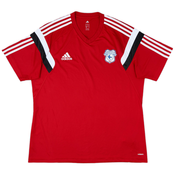 2015-16 Cardiff adidas Training Shirt - 9/10 - (XL)