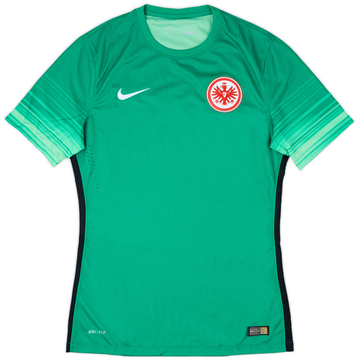 2015-16 Eintracht Frankfurt Player Issue GK S/S Shirt - 7/10 - (M)