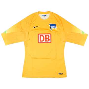 2014-15 Hertha Berlin Player Issue GK Shirt - 7/10 - (L)
