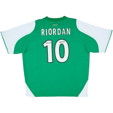 2004-05 Hibernian Home Shirt Riordan #10 - 5/10 - (3XL)