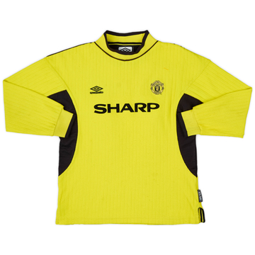 1999-00 Manchester United GK Shirt #17 - 6/10 - (L.Boys)