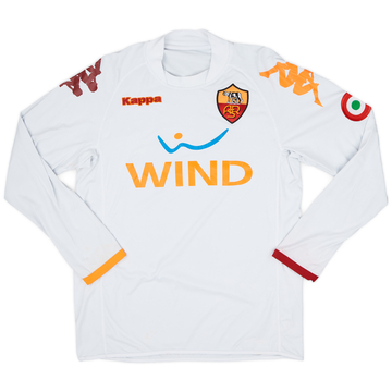 2008-09 Roma Away L/S Shirt - 5/10 - (XL)