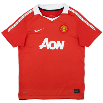 2010-11 Manchester United Home Shirt - 7/10 - (L.Boys)