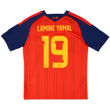 2026-27 Spain Home Shirt Lamine Yamal #19 (KIDS) 