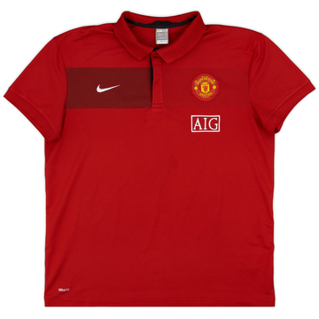 2009-10 Manchester United Nike Polo Shirt - 6/10 - (XXL)