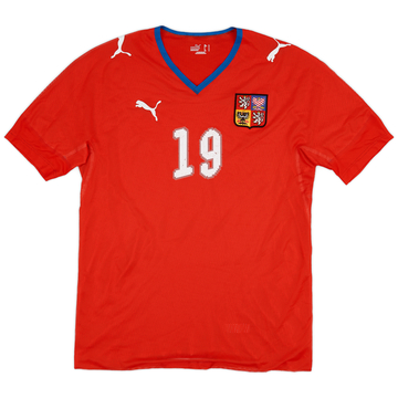 2008-09 Czech Republic Player Issue Home Shirt #19 - 5/10 - (L)