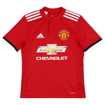 2017-18 Manchester United Home Shirt - 7/10 - (L.Boys)