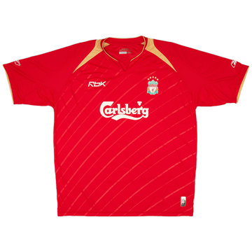 2005-06 Liverpool CL Home Shirt - 5/10 - (XL)
