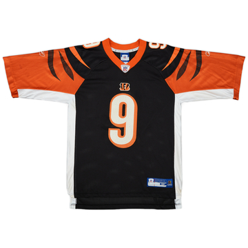 2005-06 Cincinnati Bengals Palmer #9 Reebok On Field Home Jersey - 8/10 - (M)