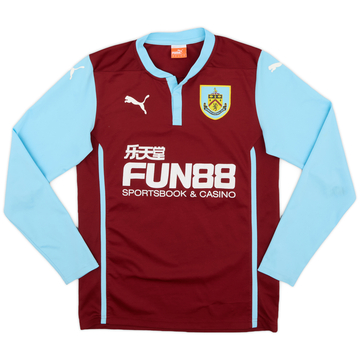 2014-15 Burnley Home L/S Shirt - 6/10 - (S)