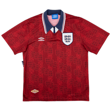 1993-95 England Away Shirt - 8/10 - (L)