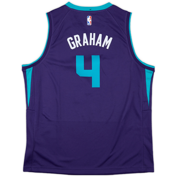 2019-21 Charlotte Hornets Graham #4 Jordan Swingman Alternate Jersey (XL.Boys)