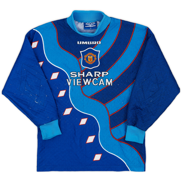 1994-97 Manchester United GK Shirt - 7/10 - (L.Boys)