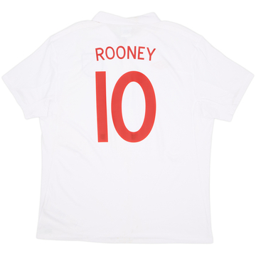 2009-10 England Home Shirt Rooney #10 (XXL)