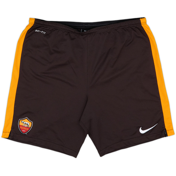 2014-15 Roma Nike Third Shorts - 8/10 - (L)