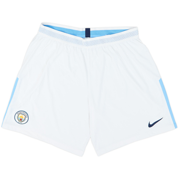 2017-18 Manchester City Authentic Home Shorts - 7/10 - (XXL)