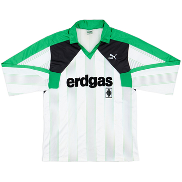 1987-89 Borussia Monchengladbach Home L/S Shirt - 8/10 - (L)