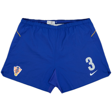 2004-06 Croatia Player Issue Away Shorts #3 - 6/10 - (XL)