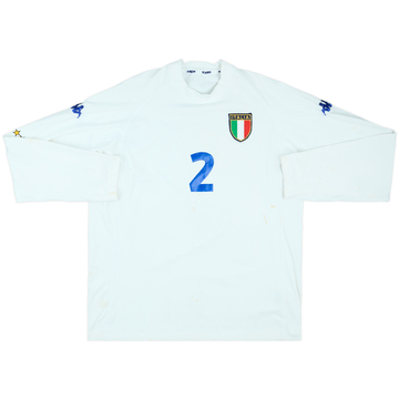 2000-01 Italy Match Issue Away L/S Shirt #2