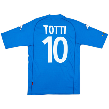 2002 Italy Home Shirt Totti #10 - 6/10 - (M)