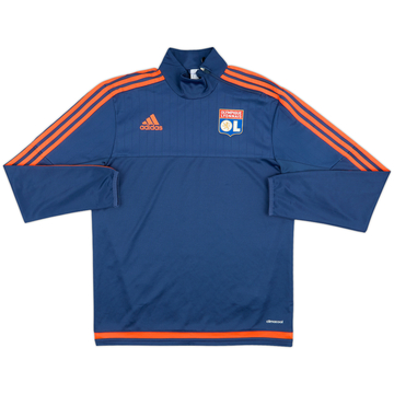 2015-16 Lyon adidas 1/4 Zip Drill Top - 6/10 - (M)